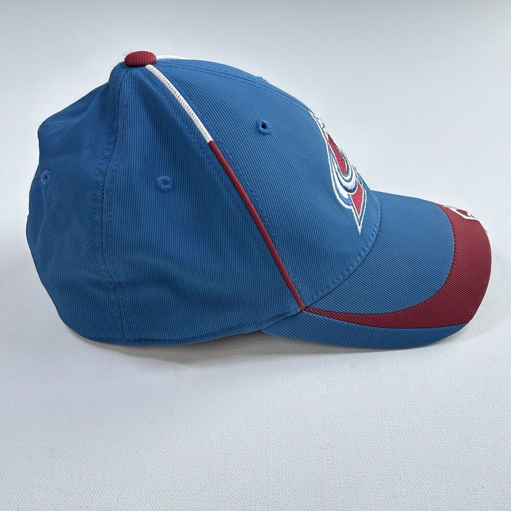 Colorado Avalanche Reebok Hockey Cap Center Ice Collection Blue Burgundy OSFA - Picture 10 of 10
